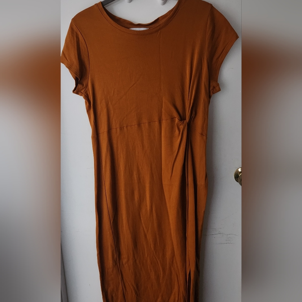 Liz Claiborne Terracotta Midi Dress